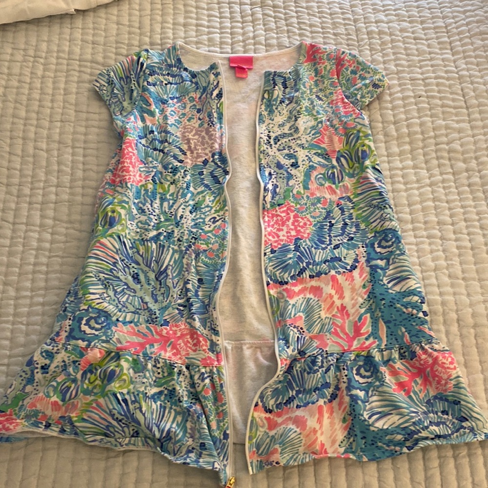 Lily Pulitzer girls cover up GUC size XL 12-14